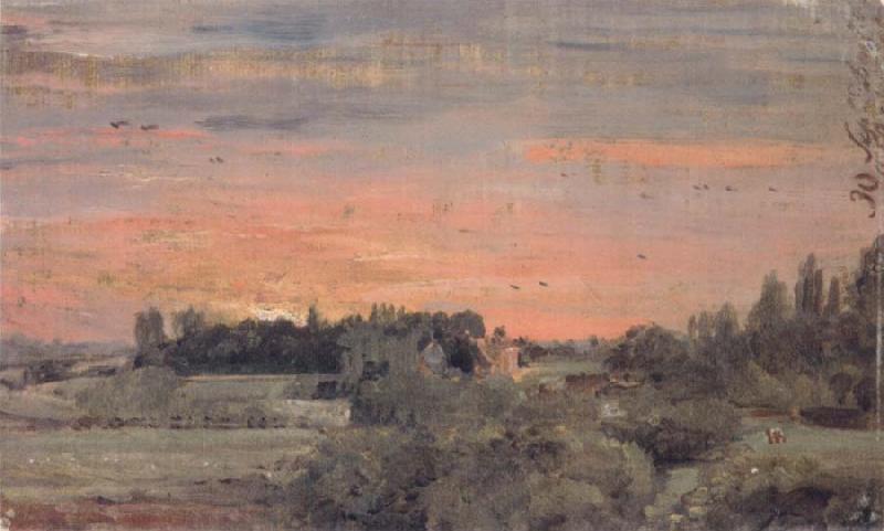 John Constable View towards the rectory China oil painting art